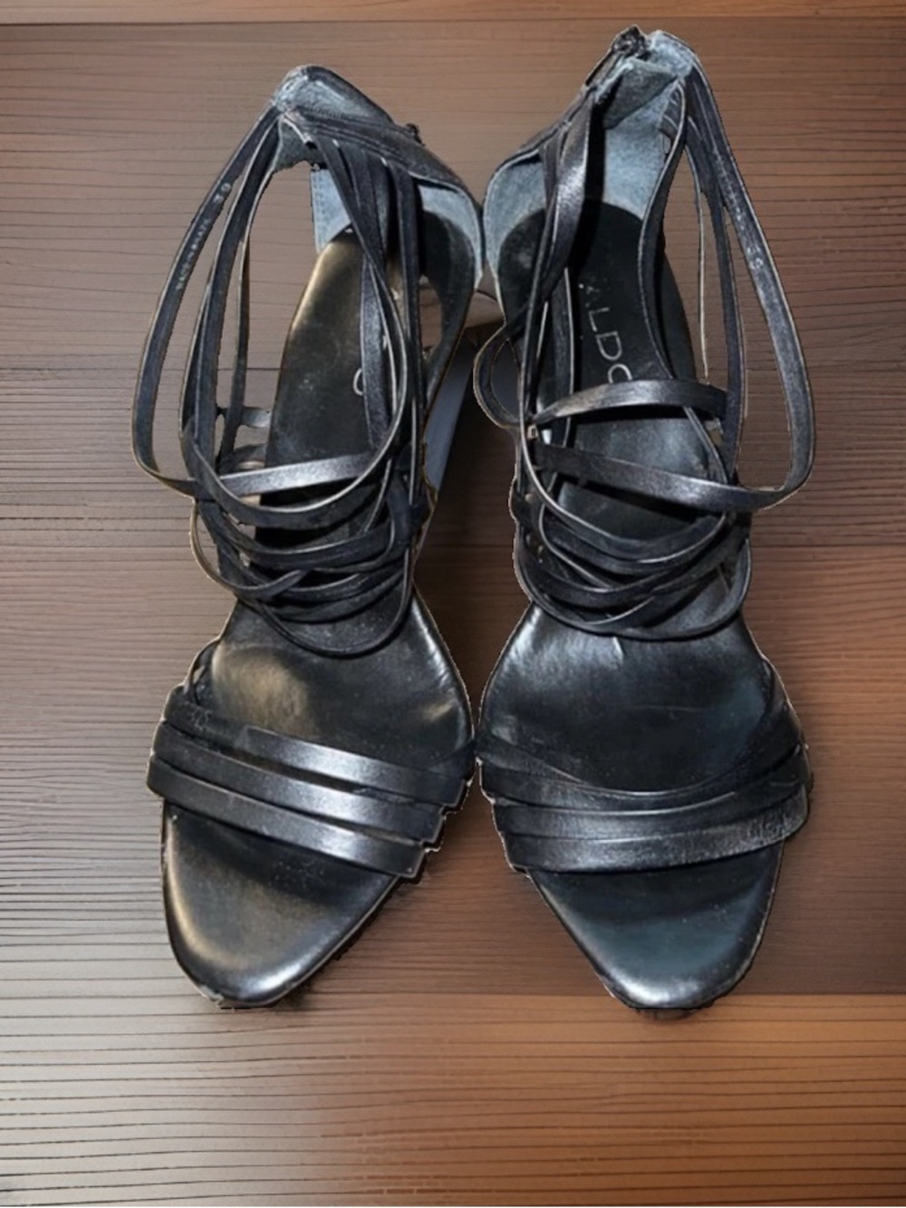ALDO "Macnamara" style black stiletto heels, Women’s size 8.5, NWTs